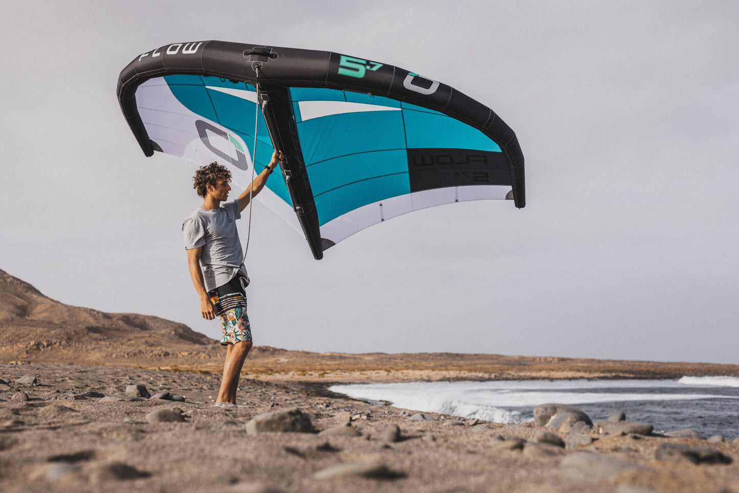 FLOW - Wing with bag and waist leash